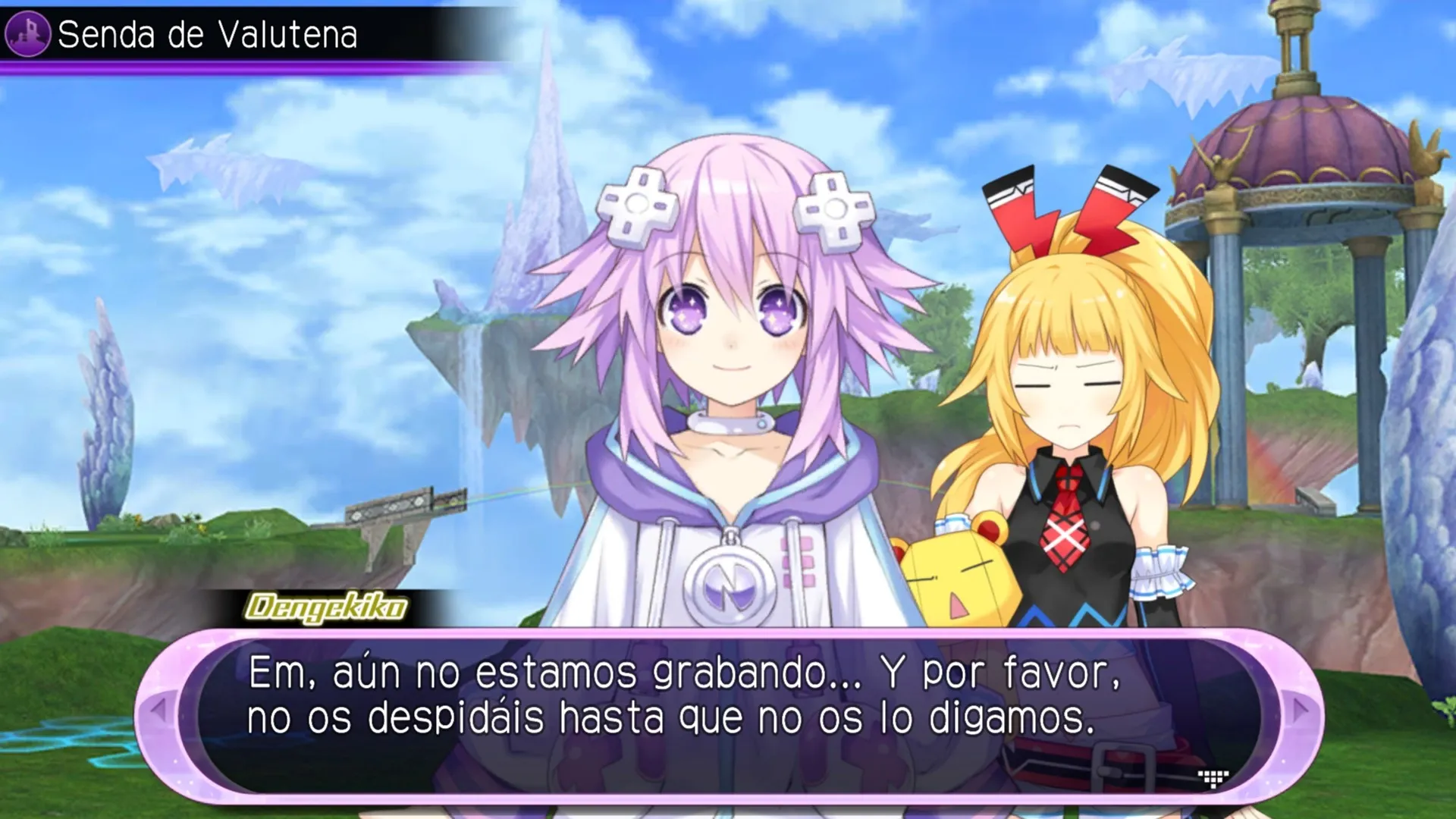 Neptunia U en fase de testeo – Captura
