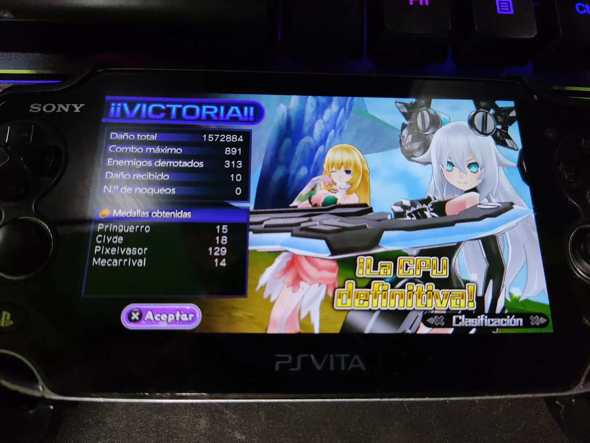 Traducción de Neptunia U en PS Vita – Captura 2