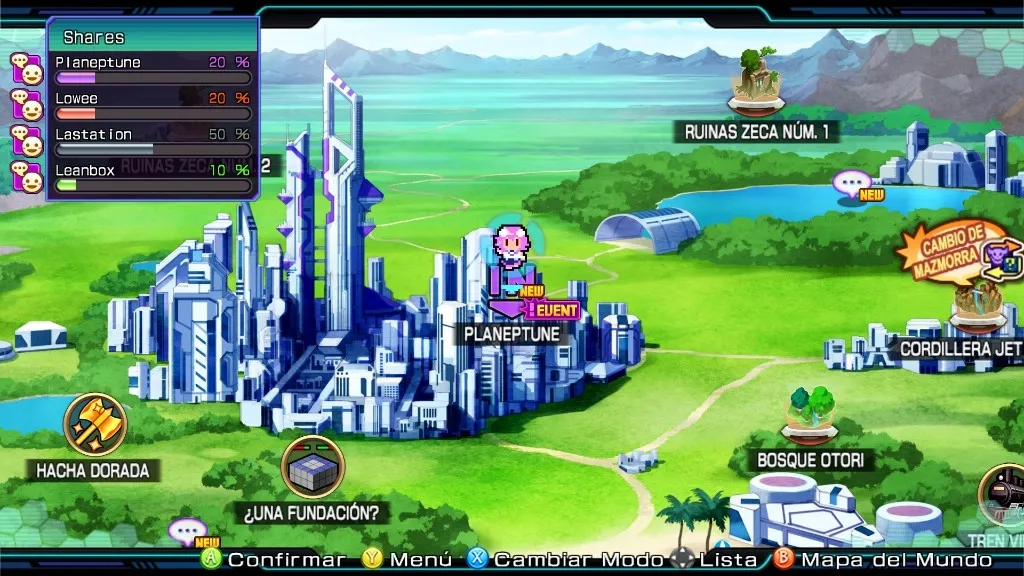 Mapamundi - Planeptune