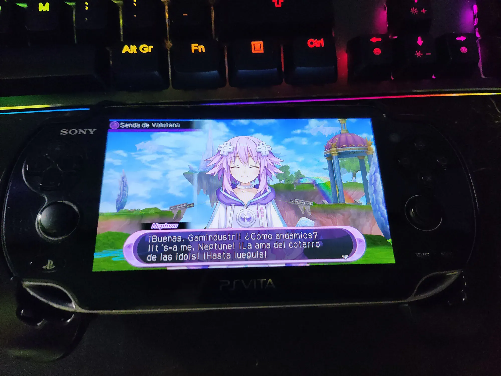 Traducción de Neptunia U en PS Vita – Captura 3
