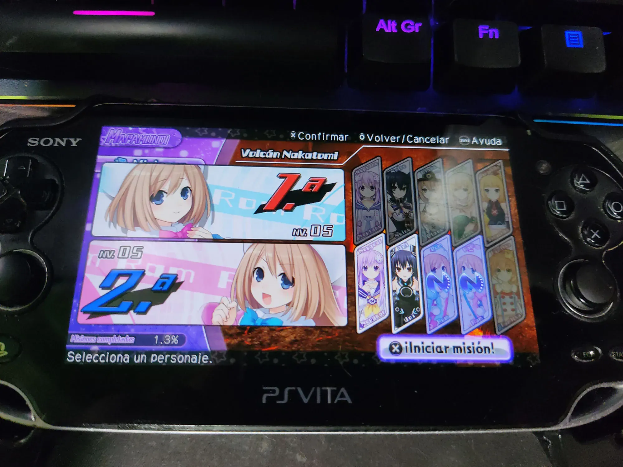 Traducción de Neptunia U en PS Vita – Captura 4