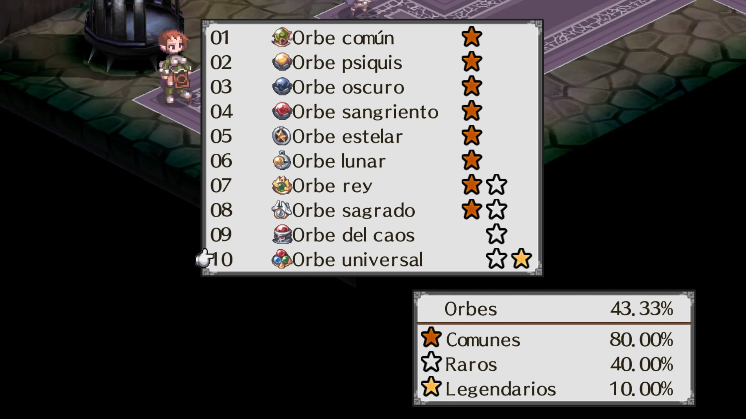 Colección de orbes