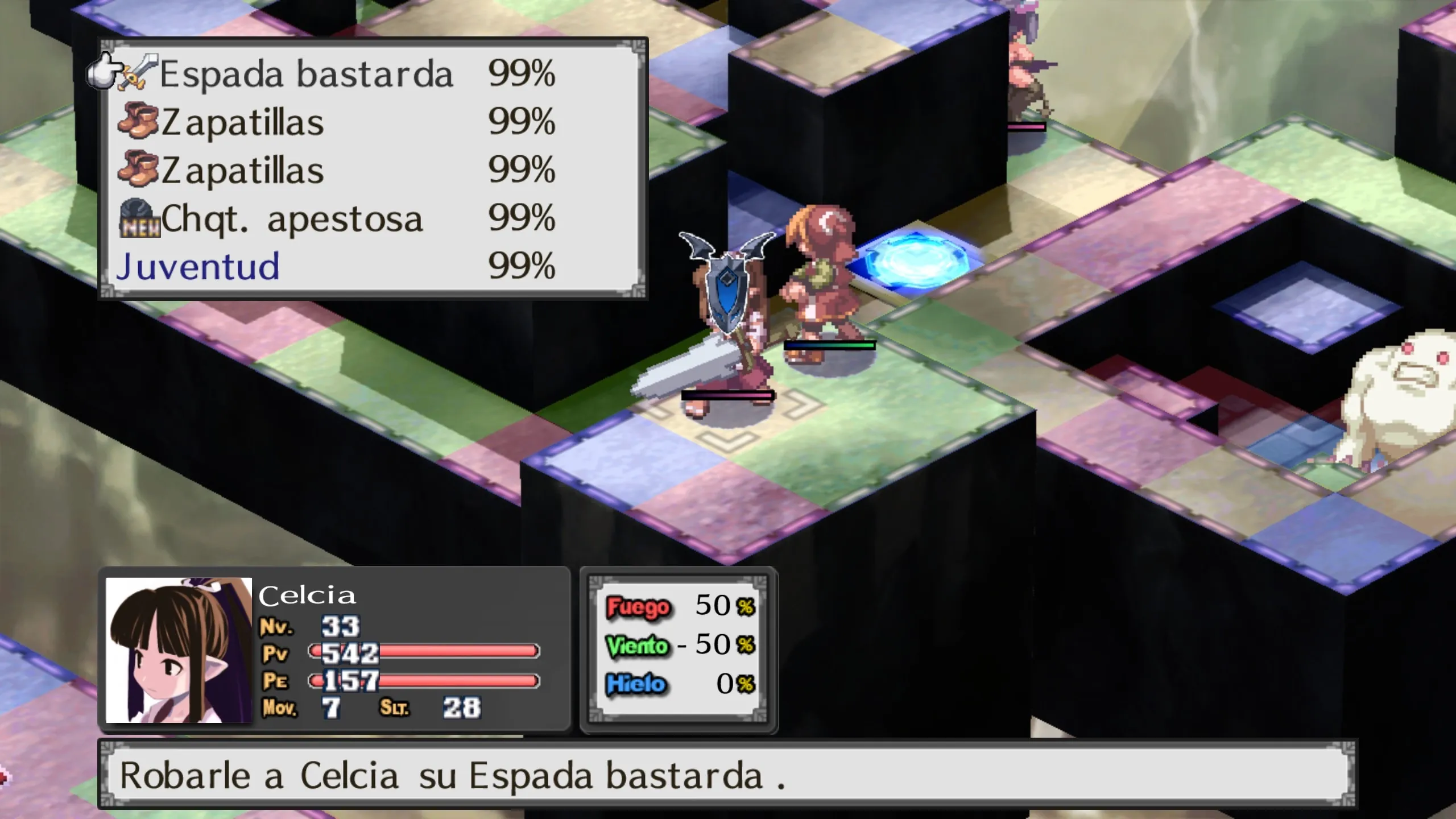 Porcentaje máximo 99 % para ladrones