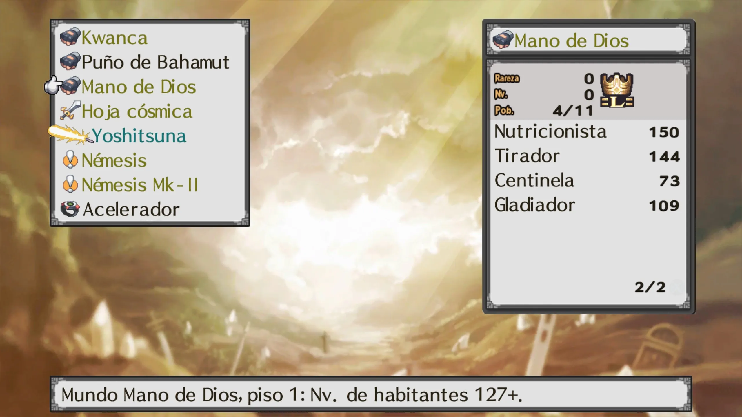 Detalle de especialistas