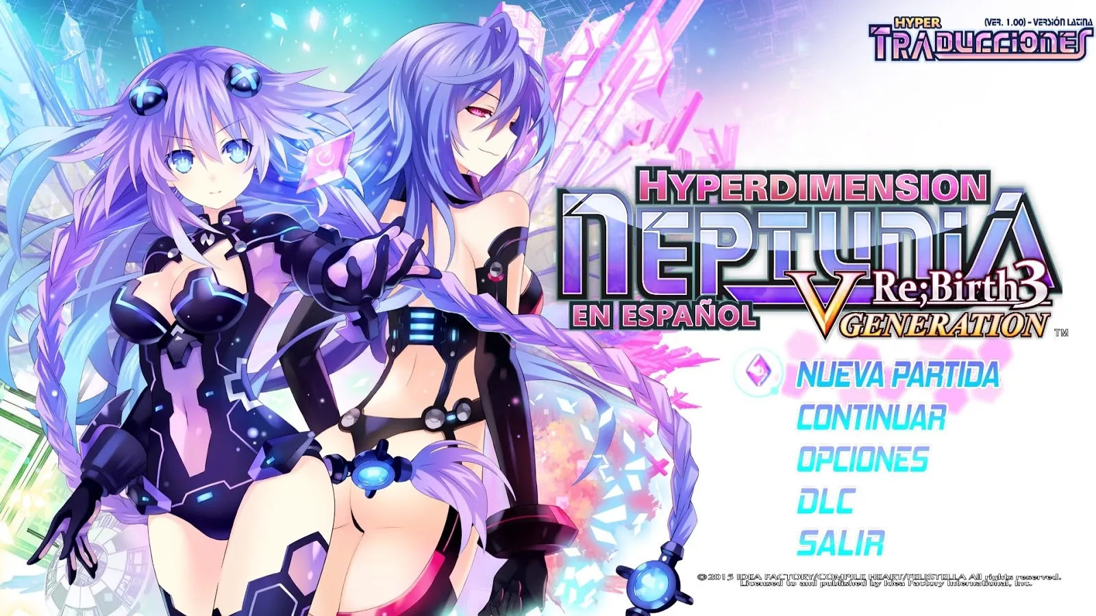 Portada de la entrada: Neptunia R;B3 - Actualización 1: Presentando el esquema del blog