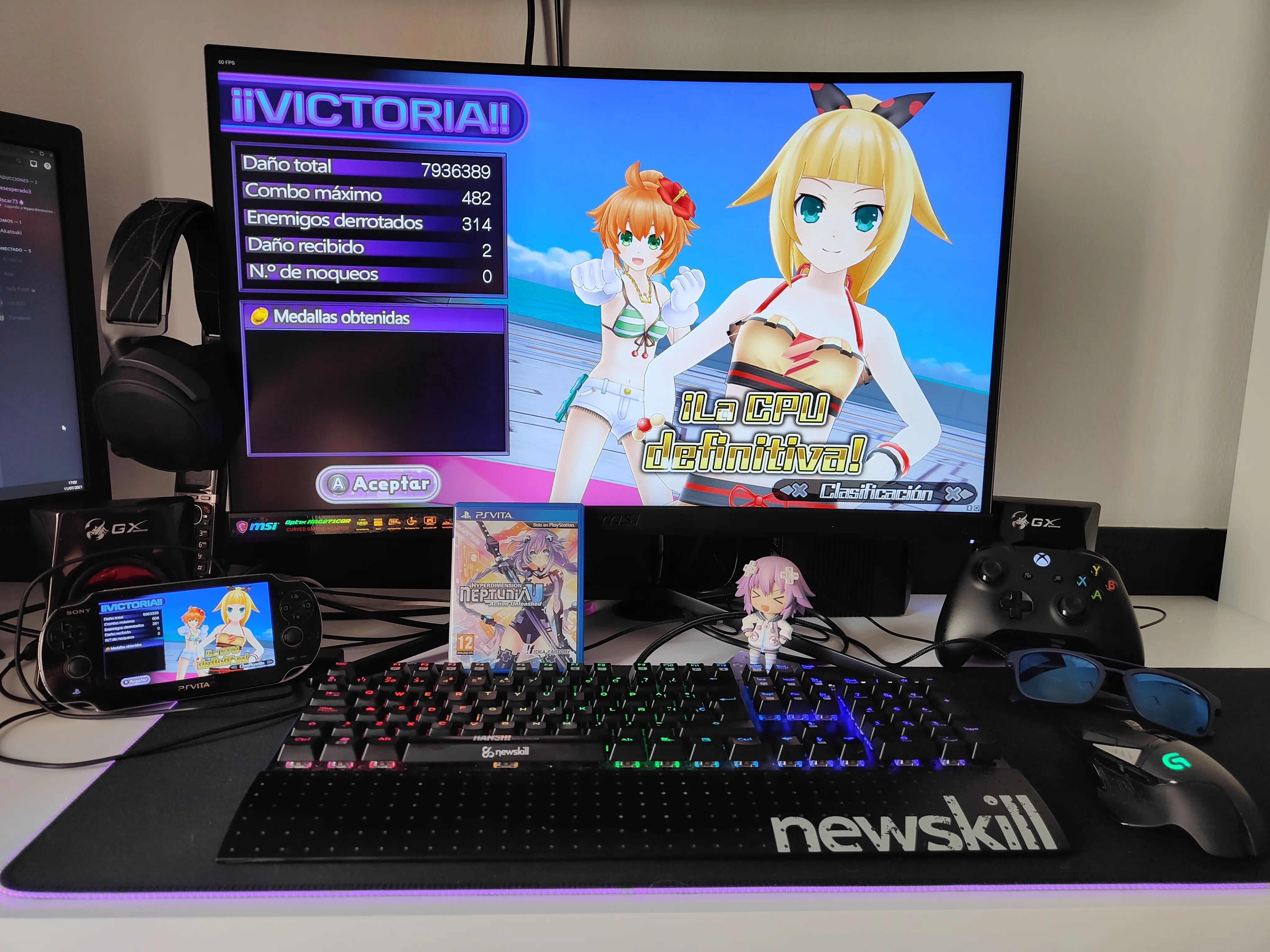 Portada de la entrada: ¡Ya disponible la traducción al castellano de Neptunia U para PC y PS Vita!