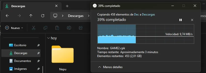 Transferencia de archivos de PS Vita a PC.