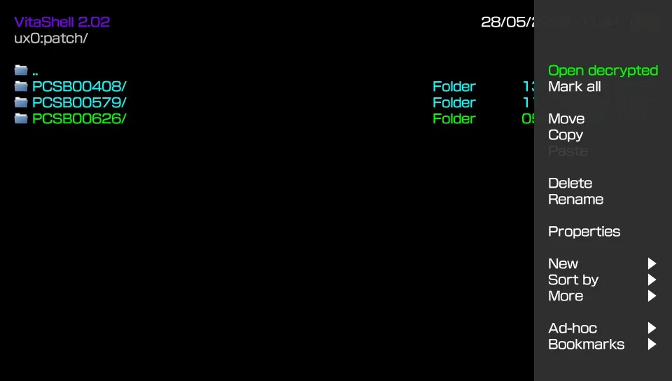 Open decrypted.