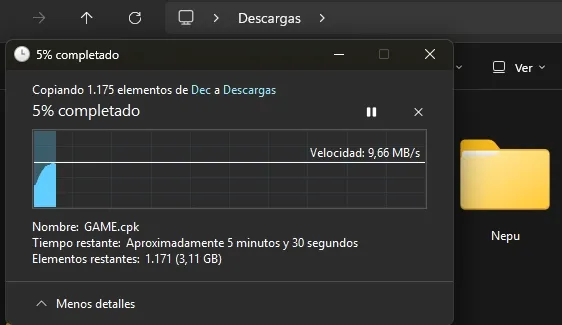 Transferencia de archivos de PS Vita a PC.