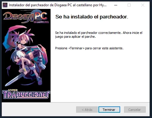Instalación completada.